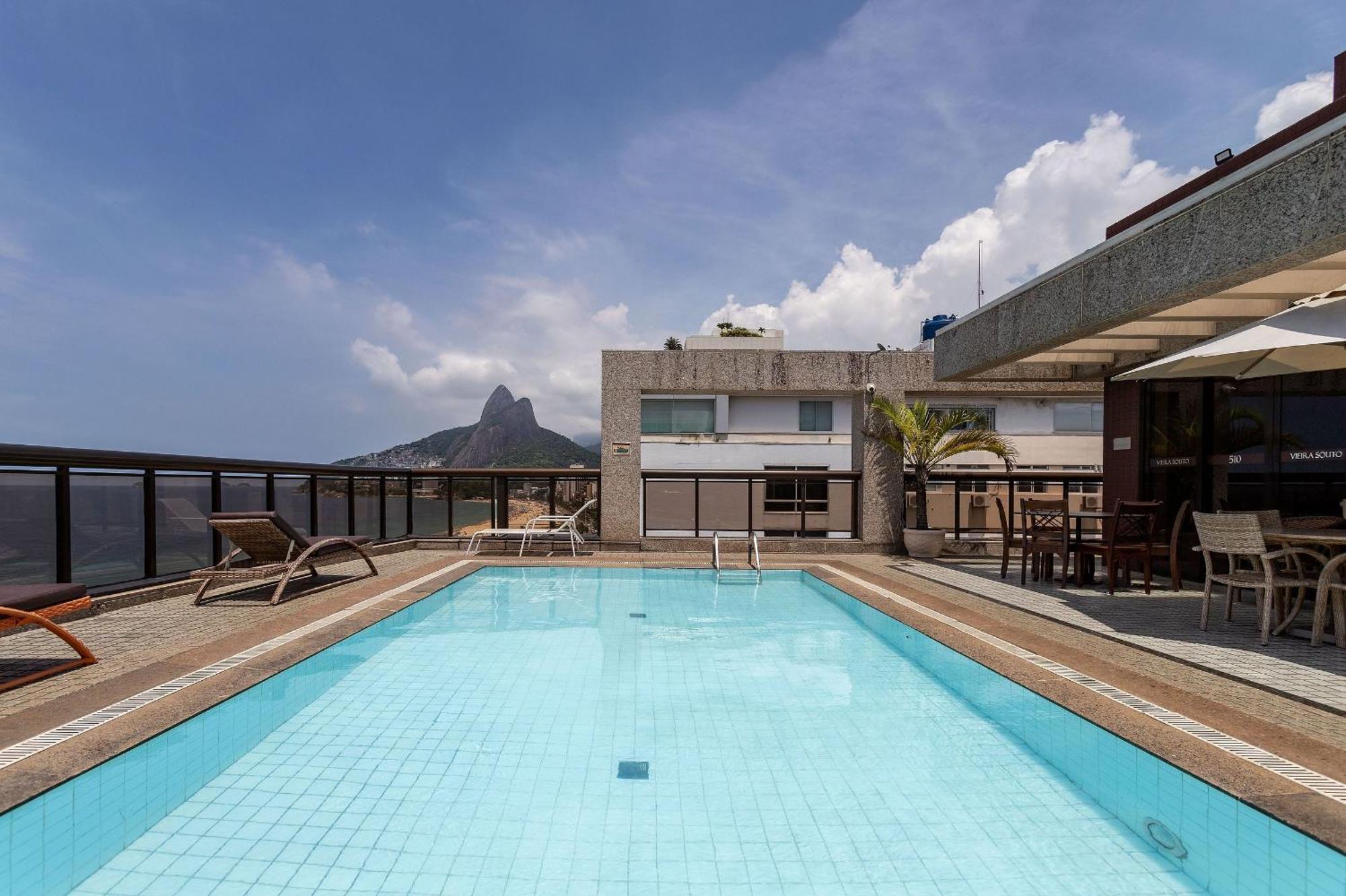 Vista Lateral, Edificio Frente A Praia Рио-де-Жанейро Экстерьер фото
